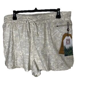 Avalanche Shorts Women's Large Zip Pocket Drawstring Close Running Biking Hiking